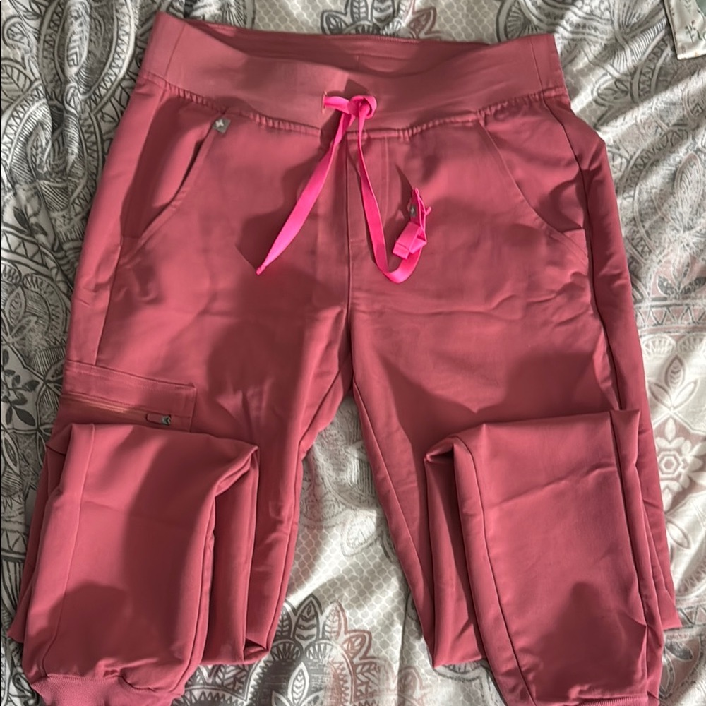 FIGS Jogger Scrub Pants -Pink